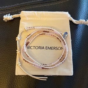 Victoria Emerson wrap bracelet pink